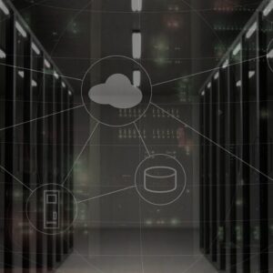 network, server, system, infrastructure, managed services, connection, computer, cloud, gray computer, gray laptop, network, network, server, server, server, server, server